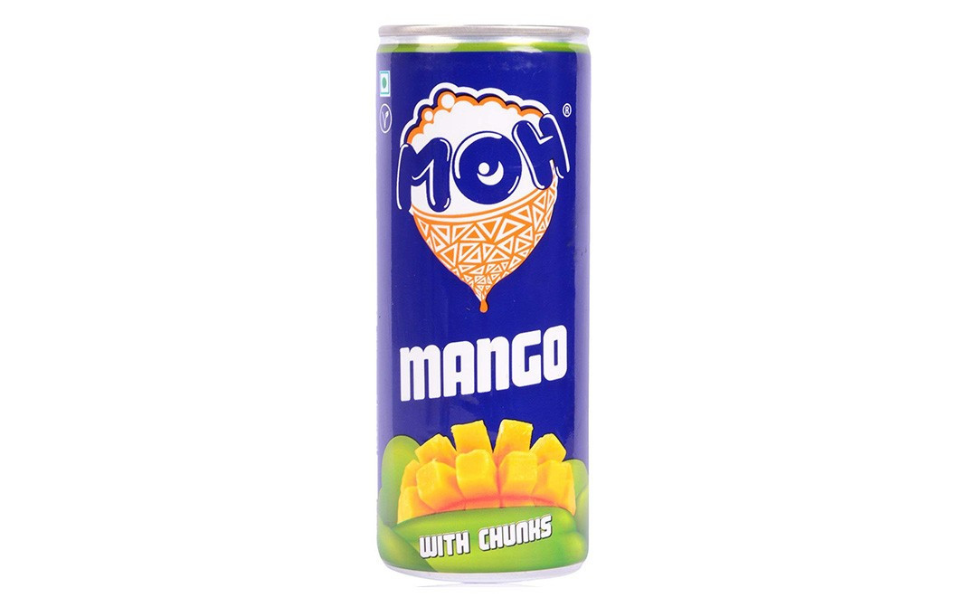 MOH Mango Juice With Chunks   Tin  240 millilitre